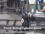 Milling Cylinder Block