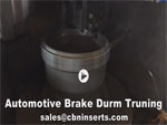 PCBN Brake Drum Turning