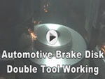 Double CBN Tool Brake Disk Turning